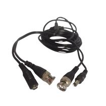 Cabo bnc macho + p4 2,1 + jack j4 cftv 2,1mm 5m kit 5 cabos Cabo bnc macho + p4 2,1 + jack j4 cftv 2,1mm 5m kit 5 cabos