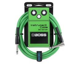 Cabo boss instrumento l 3mt bic 10a gn verde Cabo boss instrumento l 3mt bic 10a gn verde
