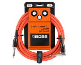 Cabo boss instrumento l 3mt bic 10a or laranja Cabo boss instrumento l 3mt bic 10a or laranja