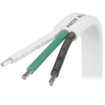 Cabo Bulluna Pacer 8/3 AWG Triplex 15 m preto/verde/branco