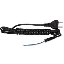 Cabo C/ Luvas Prancha Chapinha Taiff 2x0,75 Preto