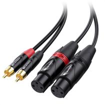 Cabo Cable Matters Dual XLR para RCA de 3 m Cabo Cable Matters Dual XLR para RCA de 3 m