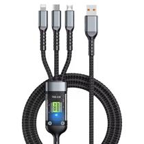 Cabo Carregador 3 em 1 Turbo100W Rápido Original Inova Cabo Carregador 3 em 1 Turbo100W Rápido Original Inova