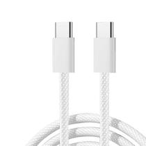 Cabo Carregador 60W USB-C Para Tipo-C Carga Rápida Reforçado em Nylon 1m