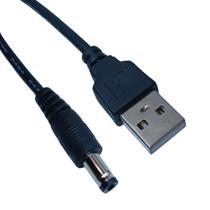 Cabo Carregador 90 cm Usb P4 Pino 5.5x2.1 Fonte Conector 5v