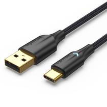 Cabo Carregador Celular Longo Tipo C Turbo Led 3m Vention Cabo Carregador Celular Longo Tipo C Turbo Led 3m Vention