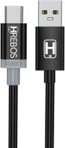 Cabo Carregador Celular Type-c Turbo First Black Rapido 2m