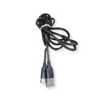 Cabo Carregador Celular USB-C + USB Flexível 1 Metro 60W