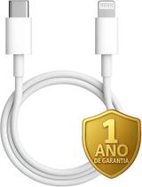 Cabo Carregador Compativel Com iPhone 8 Plus X Xr 11 12 13 14 Pro Max Branco Turbo 20w Tipo C - Lightning Fast.