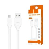 Cabo Carregador compatível com Motorola E6i _ Cabo Micro USB V8