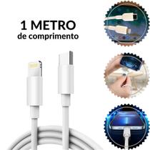 Cabo Carregador Compativel Para iPhone X 11 12 13 14 Mini Pro Max Plus Turbo Reforçado MFI