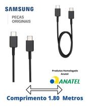 Cabo carregador conexão C para C Longo 1.8M Samsung Original