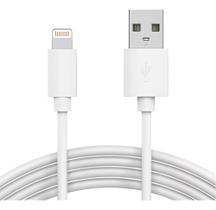 Cabo Carregador Data USB X i6 3m 2.4a Branco F1260