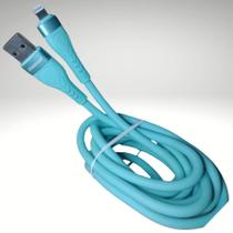 Cabo carregador de Celular Lightning IOS 2 metros Carregador e Transferência de Dados USB 5.2A Turbo
