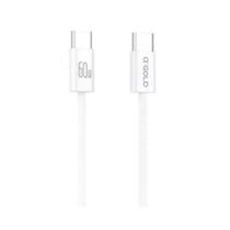 Cabo Carregador e Dados Compativel Iphone A'GOLD Tipo-C para Tipo-C 60W CB79
