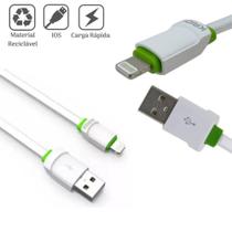 Cabo Carregador e Dados Lightning USB de Silicone para IPhone