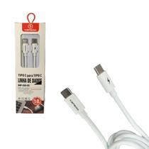 Cabo Carregador E Transmissor De Dados Tipo C Para Tipo C 1m