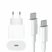 Cabo Carregador + Fonte Compatível Tipo C USB-C 20W - Pro Maxx