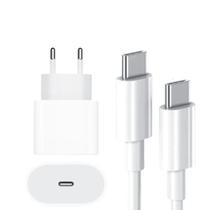 Cabo Carregador + Fonte Compatível Tipo C Usb-C 20W - Utimix