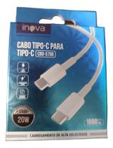 Cabo Carregador Inova TC x TC 1m 3.4a Cbo-5786