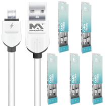 Cabo Carregador Kit De 5 Atacado Micro Usb V8 1m 3.1A Rápido Cabo Carregador Kit De 5 Atacado Micro Usb V8 1m 3.1A Rápido
