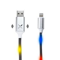 Cabo Carregador Lightning Led Ativado por Som 1m