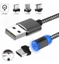 Cabo Carregador Magnético 3 Em 1 Micro Usb Lightning Type C - Sumexr Cabo Carregador Magnético 3 Em 1 Micro Usb Lightning Type C - Sumexr