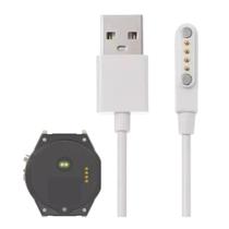 Cabo Carregador Magnético 4 pinos Usb 2.0 40cm Para Relógio Smartwatch Kw18 M9 G3 W67