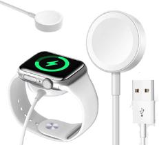 Cabo Carregador Magnético Compativel Watch Series 1 2 3 4 5 6 7 8 e Ultra - Carregamento Rápido e Seguro