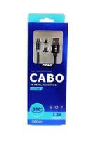 Cabo Carregador Magnético Iphone - Micro USB V8 - Tipo C 1Mt