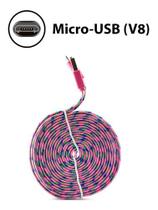 Cabo Carregador Micro Usb Celular Reforçado Nylon Android 2m