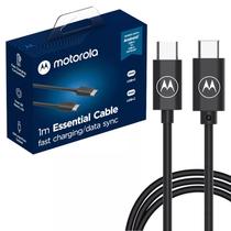 Cabo Carregador Motorola Original Usb-C Para Usb-C 1 Metro - Moto G62, G82, edge 30 Neo, edge 30, edge 30 Fusion, edge 30 Pro, edge 30 Ultra