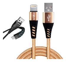 Cabo Carregador Para Iphone Turbo Nylon Reforçado Aleatória Variadas