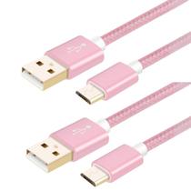 Cabo Carregador Rapido Micro USB V8 3 Metros Reforçado Kit 2