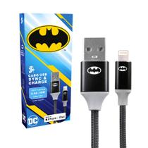 Cabo Carregador Rápido Turbo Usb-A para Lightning - Batman Cabo Carregador Rápido Turbo Usb-A para Lightning - Batman