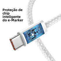 Cabo Carregador Rápido USB-C 60W Para Apple iPhone 15 pro Max pro plus PD Tecelagem Linha De Dados