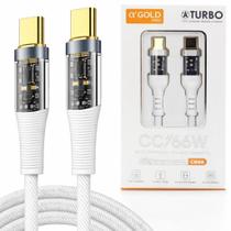 Cabo Carregador Reforçado USBC para Tipo C Turbo 66w Original