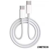Cabo Carregador Tipo C 65W Turbo Carregamento Super Rapido 2 Metros Type C-C Inova