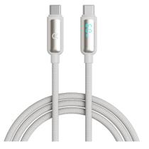 Cabo Carregador Tipo C CB120 Visor LED 60 Watts Original A'gold Pro+ Premium Resistente Compatível Cabo Carregador Tipo C CB120 Visor LED 60 Watts Original A'gold Pro+ Premium Resistente Compatível