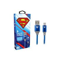 Cabo Carregador Turbo 1,5m USB-A Para Micro USB Superman - Santana