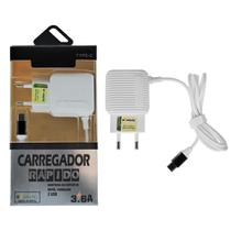 Cabo Carregador Turbo Rapido Tipo C com Usb 3.6A Prata Cabo Carregador Turbo Rapido Tipo C com Usb 3.6A Prata