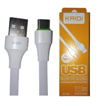 Cabo Carregador Turbo Reforçado USB Tipo C 1m Para Samsung Motorola Xiaomi - Kaidi