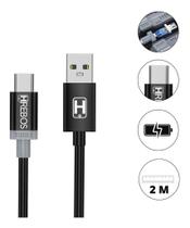 Cabo Carregador Type C Turbo P/ Samsung A30 A31 A51 A712 METROS