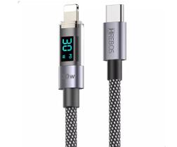 Cabo Carregador Usb C P/ i Phone Lightning Tech Led 100w Turbo Cabo Carregador Usb C P/ i Phone Lightning Tech Led 100w Turbo