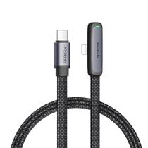 Cabo Carregador Usb-C P/ Lightning 90º 1m Led PD 36w Mcdodo