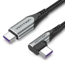 Cabo Carregador Usb C Para Tipo C Em L 90º 100w 50cm Vention Cabo Carregador Usb C Para Tipo C Em L 90º 100w 50cm Vention