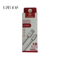 Cabo Carregador Usb Celular Ios Turbo 4.8a - kapbom Cabo Carregador Usb Celular Ios Turbo 4.8a - kapbom