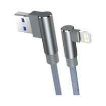 Cabo Carregador USB De 90 Graus De Comprimento De 3m Para iPhone 14 13 12 11 XS Max XR X 8 7 6 plus