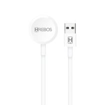 Cabo Carregador Usb Magnético Compativel Para Apple Watch 1 A 8 Modelo Crw-503 Cor Branco