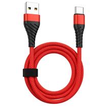 Cabo Carregador USB para Tipo C Turbo 2 Metros Reforçado Cabo Carregador USB para Tipo C Turbo 2 Metros Reforçado